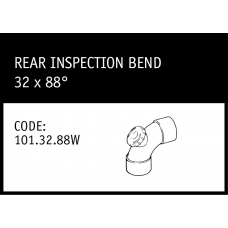 Marley Solvent Joint Rear Inspection Bend 32 x 88° - 101.32.88W